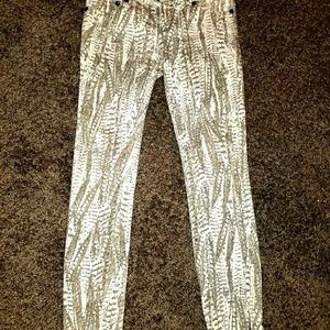 Free People low rise jeans with ankle zipper